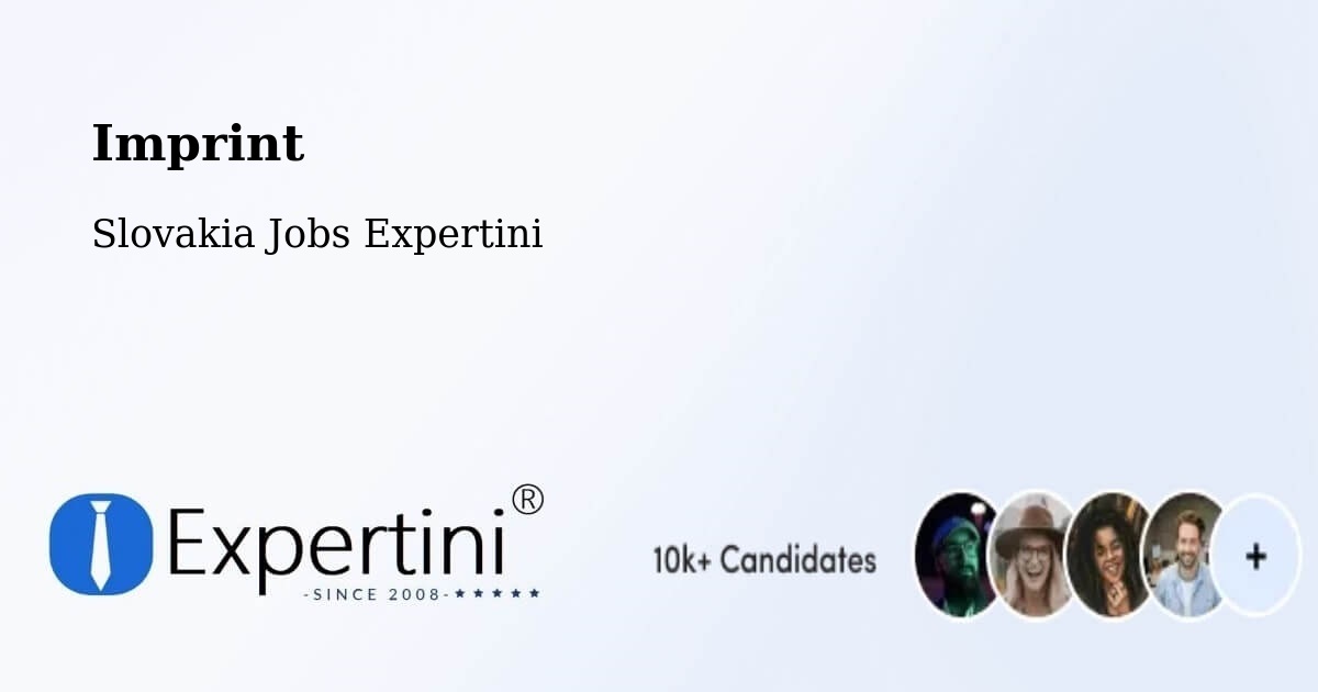 Imprint – Okres Šaľa - Slovakia Jobs Expertini
